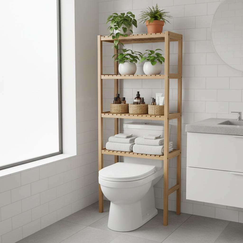 The Real Difference Between Bamboo and Wire Over-Toilet Storage Organizers — And Which One Fits Your Bathroom