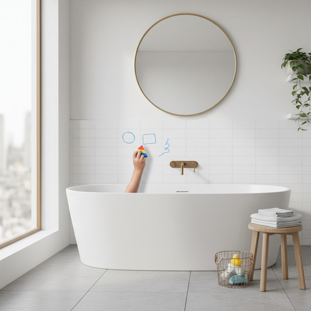 Non-Toxic Bath Crayons for Kids' Tub Play: What Actually Works in a Real Family Bathroom