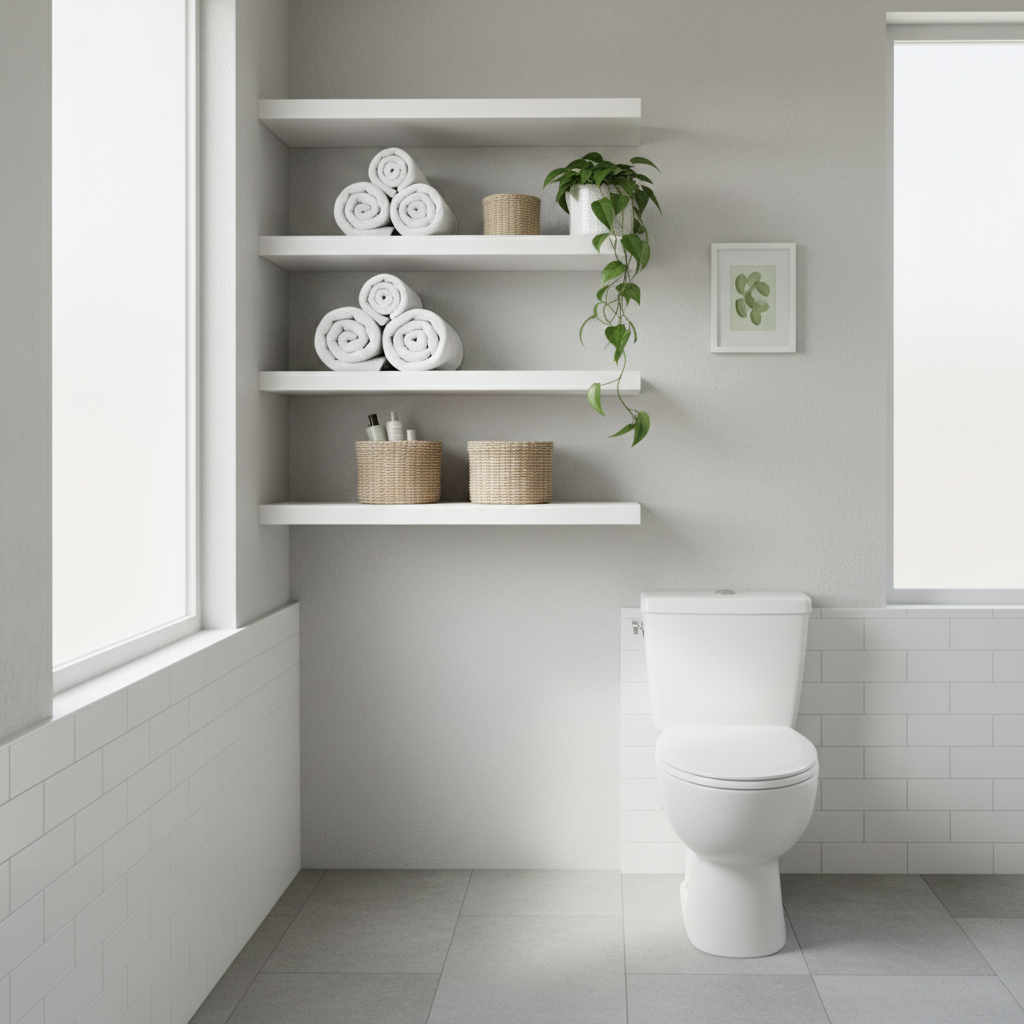 When Counter Space Runs Out: Smarter Floating Wall Shelves Bathroom Organization Ideas That Actually Work