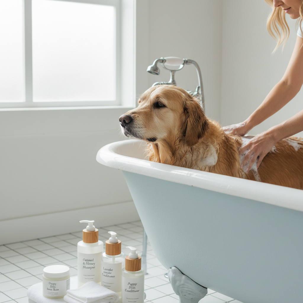 The Difference a Thoughtful Dog Spa Bath Treatment Makes When Dry Skin Has Your Pet Scratching All Night