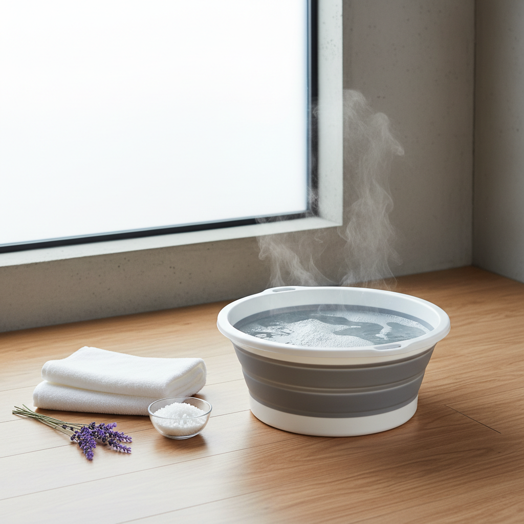 Why Your At-Home Foot Soak Never Feels as Good as a Spa — and What a Collapsible Foot Spa Bath Massager Actually Changes