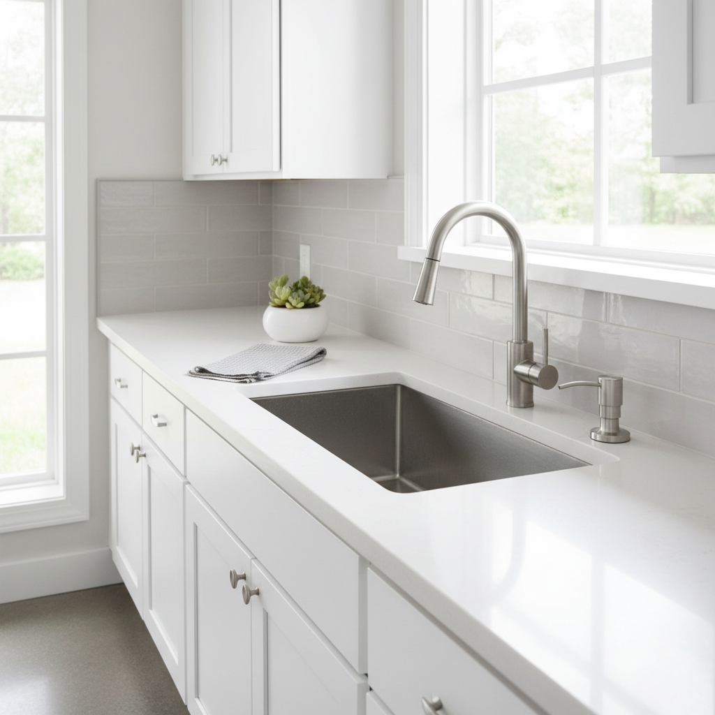 The Soap Bottle That Never Stays Put — How a Built-In Sink Soap Dispenser Finally Solves the Problem