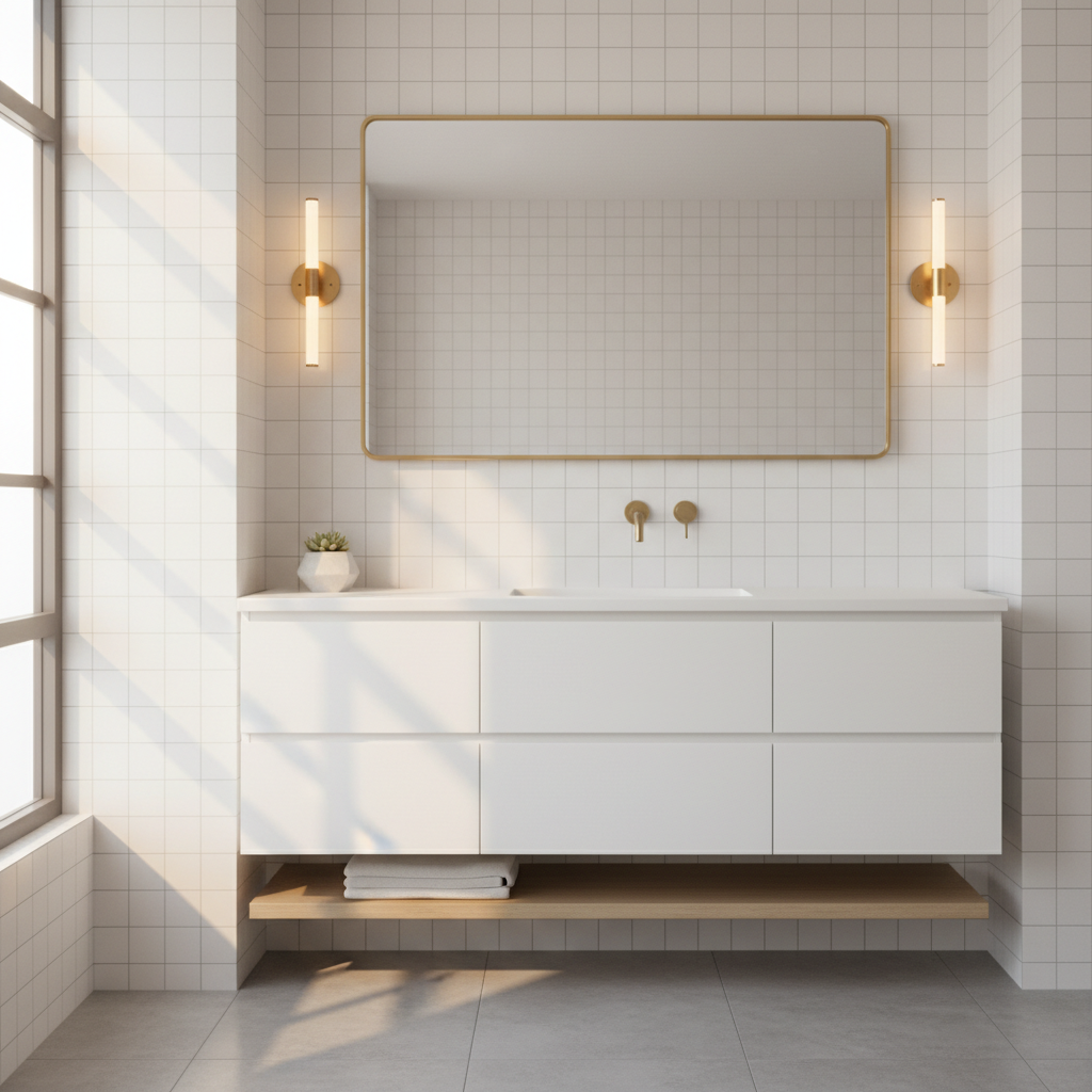 Before You Hang That Gold Mirror: What Most People Get Wrong About Bathroom Wall Decor Proportions