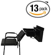 Square Plastic Shampoo Bowl w/Floor Cabinet, Shampoo Chair, Towel Cabinet by Unknown