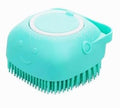 Dog Bath Brush with Shampoo Dispenser – Silicone Pet Grooming Scrubber by Unknown