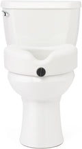 Medline 5" Elevated Toilet Seat Riser W/Microban Antimicrobial Protection by Medline