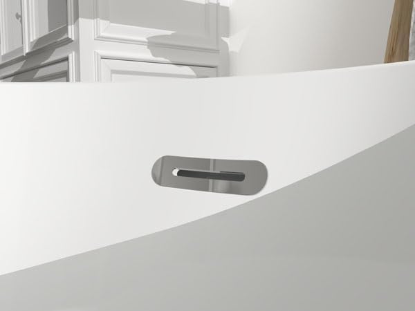 67 Inch Acrylic Freestanding Bathtub, Bathtub - Image 8