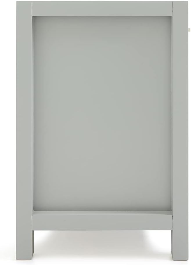 ARIEL Bristol 48" Grey Bathroom Vanity Base Cabinet, Single Sink Configuration - Image 8