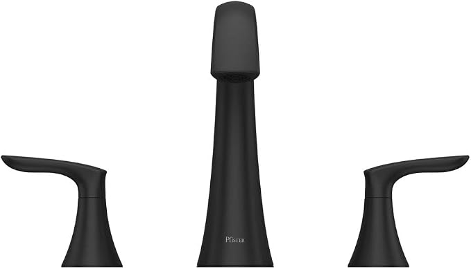 Pfister Weller Roman Bathtub Faucet, Matte Black Finish - Image 6
