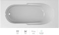 Jacuzzi SIGNATURE Acrylic Drop-In Bathtub, Soaking Sanctuary, Slip Resistant by Jacuzzi