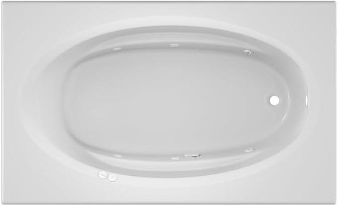 Jacuzzi SIGNATURE Acrylic Drop-In Bathtub, Jet Massage Tub, Slip Resistant by Jacuzzi
