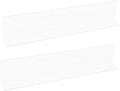 STOBAZA 2pcs Clear Bathtub Shower Splash Water Barrier by EaseLiving