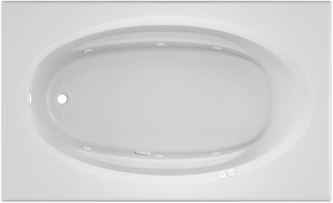 Jacuzzi SIGNATURE Acrylic Drop-In Bathtub, Jet Massage Tub, Slip Resistant by Jacuzzi