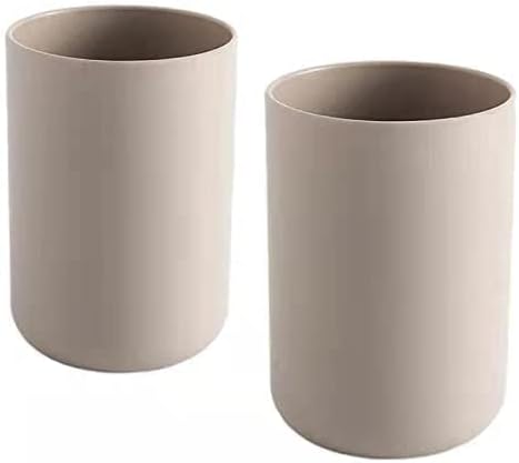 Bathroom Tumblers 2Pcs, Mouthwash Cup, Toothbrush Holders, Drink Mug, Pen Holder - Image 2