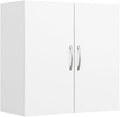 SoBuy Wall Cabinet Laundry Room Kitchen, Wall Mounted Storage Cabinet, Medicine by Haotian