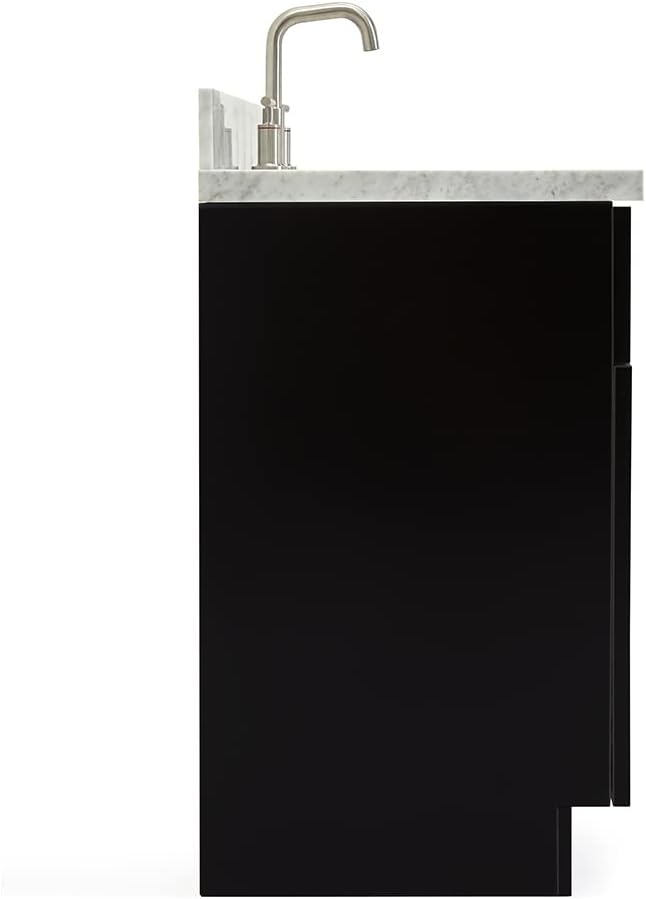 ARIEL Hamlet 31 Inch Black Bathroom Vanity - Image 9