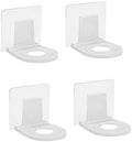 4 Pack Shower Gel Bottle Rack Hook Self Adhesive Wall Mounted No Drilling by KNNRIIM