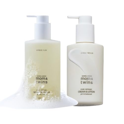 Tear-Free Korean Baby Skincare Set – 2-in-1 Organic Shampoo & Wash + Cream & by Lyanatureco