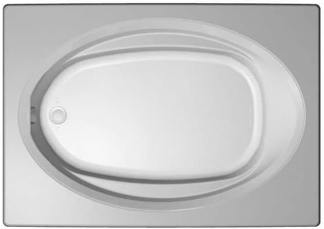 JACUZZI SIGNATURE Acrylic Skirted Soaking Bathtub, Slip Resistant, Left Drain by Jacuzzi