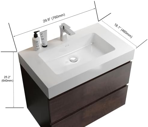 Alice 30 Inch Bathroom Vanity - Image 2