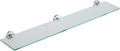 JQK Bathroom Glass Shelf, Tempered Glass Shower Storage 30 by 5 inches by Homeimprovement