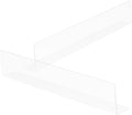 2pcs Clear Bathtub Splash Guard Splash Protector Water Guard by Unknown