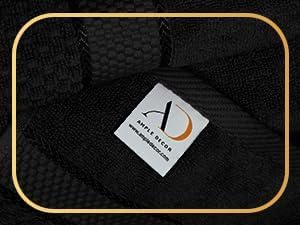 Ample Decor Washcloth Set of 200 Black 100% Cotton - Image 5