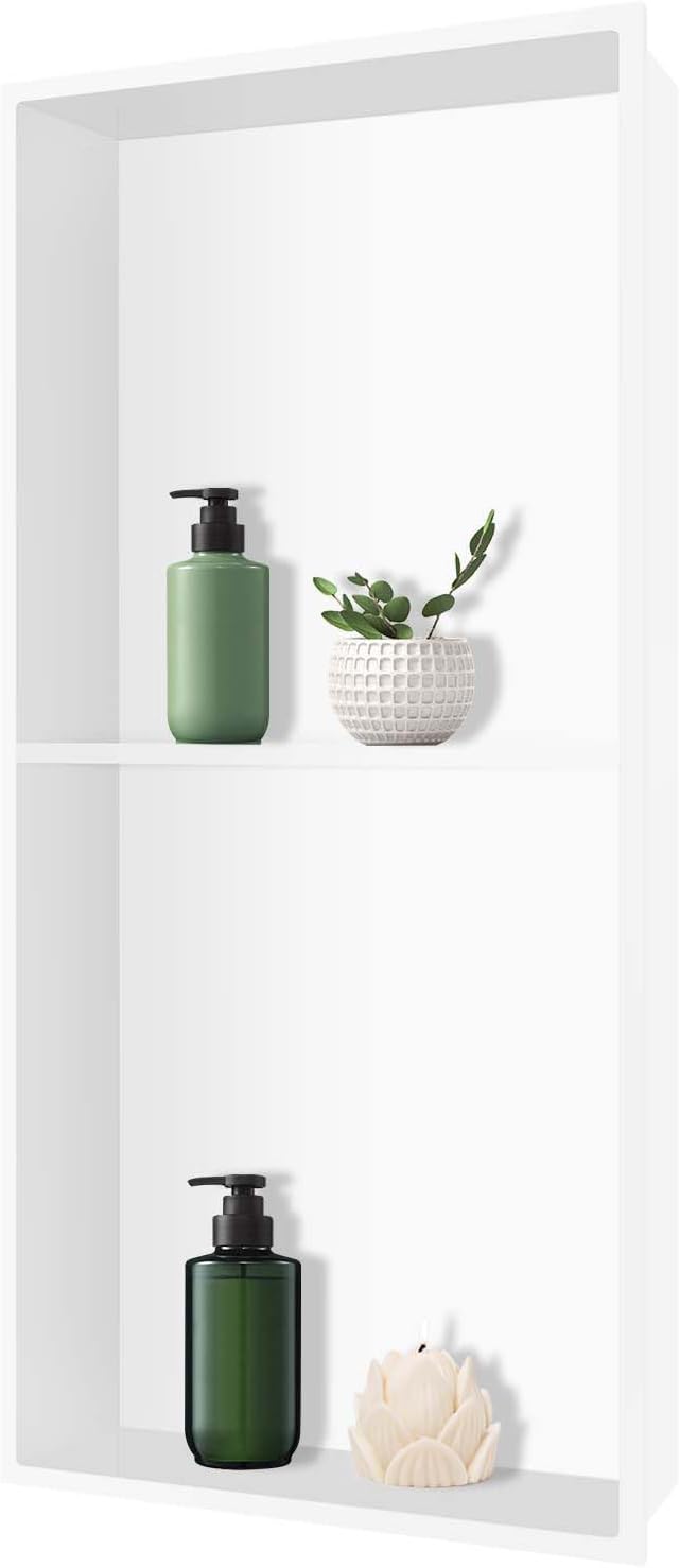24" X 12" Stainless Steel Shower Niche Insert Tile Ready, Niche - Image 9