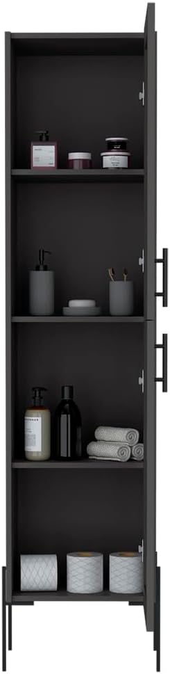 CHARMMA Linen Cabinet Hopewell, Matt Gray - Image 6