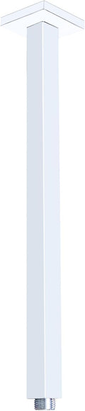 Chrome Shower Arm with Flange and Teflon Tape by Drettyer