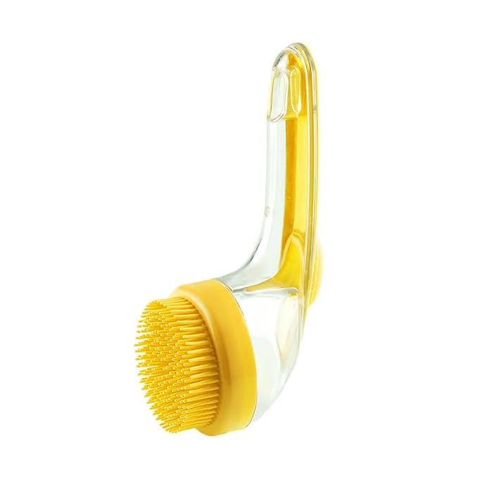 Pet Bath Brush with Silicone Bristles – Grooming Massage Tool with Liquid by Unknown