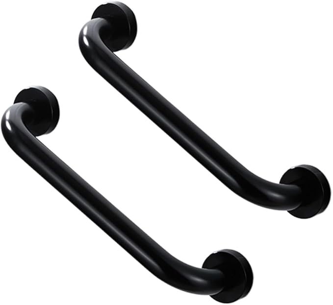 2pcs Wall-Mounted Anti-Slip Bathtub Grab Bars Space Aluminum Safety Handrails by GETAJGHSD