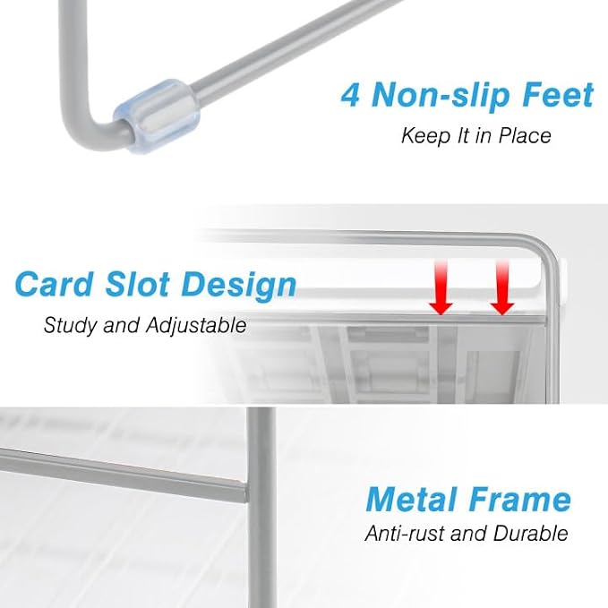 Cirhy Pantry Organizers and Storage, 3 Tiers Expandable Foil and Plastic Wrap - Image 4