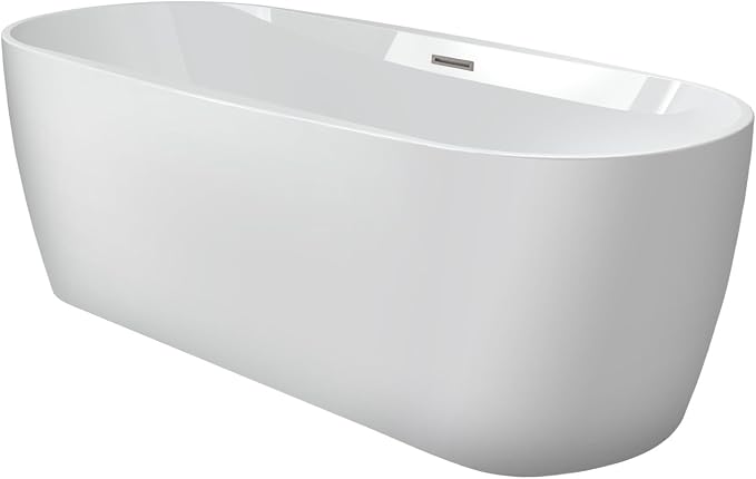 Jacuzzi PRIMO Freestanding Tub, Luxury Acrylic, Soaking Sanctuary, Drain by Jacuzzi