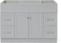 ARIEL 48" Inch Single Vanity Base Cabinet in Grey by Ariel