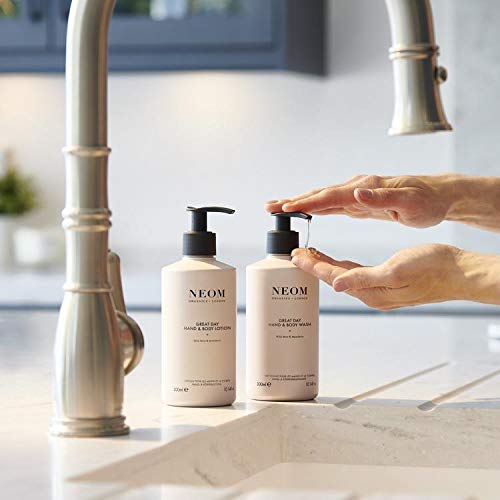 Neom – Great Day Hand & Body Lotion, 300ml | Wild Mint & Mandarin | Nourish and - Image 4