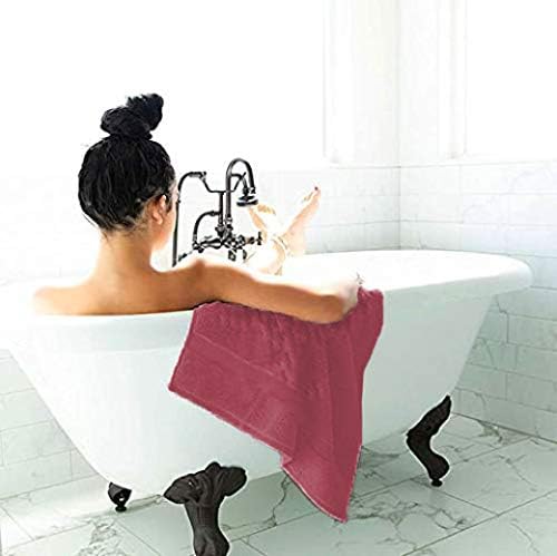 SALBAKOS 100% Turkish Cotton Extra Large Bath Sheet Set of 2 35x70 inch | - Image 3