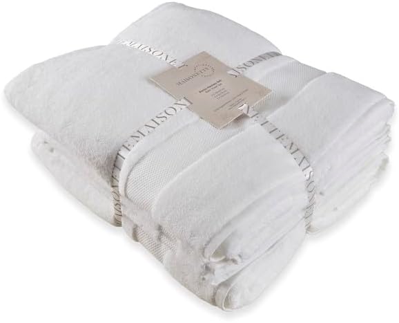 Maisonette Elegance 100% Organic Cotton Turkish Bathroom Towels Set, Ideal - Image 2