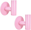 Vuzvuv Adhesive Hooks Pink SUS304 Stainless Steel by Vuzvuv