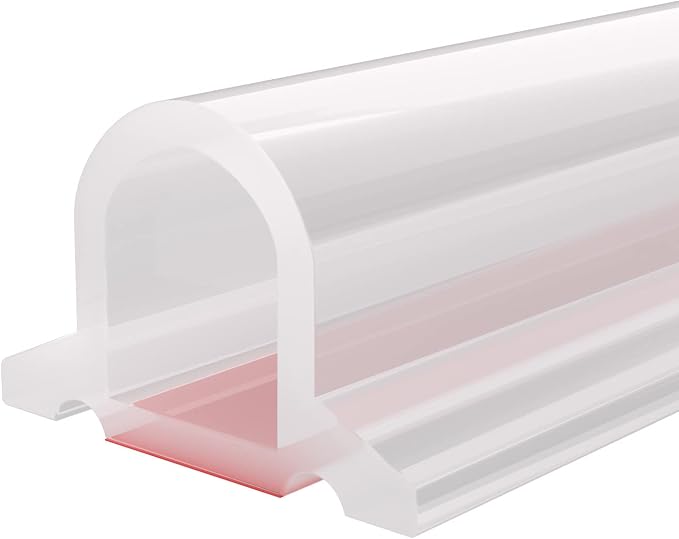 Duzzy 67 Inch Collapsible Shower Threshold Water Dam, Suitable by Duzzy