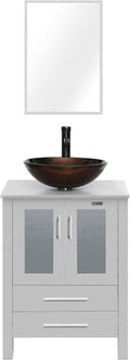 eclife 24" Modern Bathroom Vanity Sink Combo Freestanding Cabinet by eclife