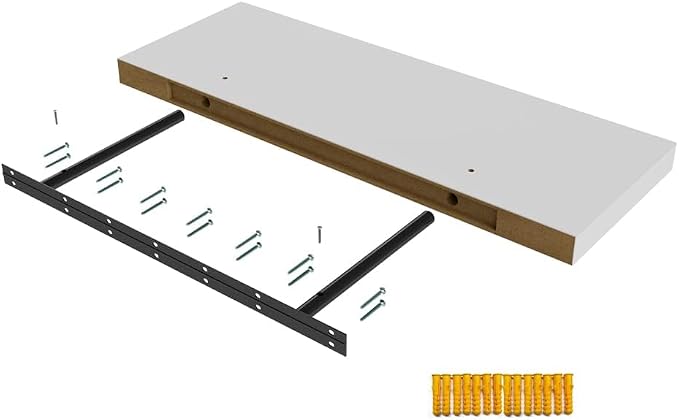 Floating Shelf, 36 in W x 12.75 in D x 2 in H Wooden Floating Wall Shelf - Image 7