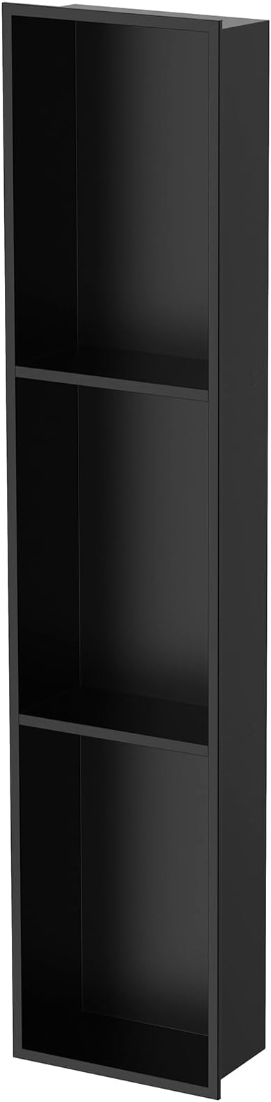 Homevacious 8" X 36" Stainless Steel Shower Niche No Tile Needed Matte Black 3 - Image 8