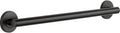 DELTA FAUCET 41824-BL Contemporary Decorative ADA Grab Bar 24 in, Matte Black by DeltaFaucet