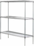 Omega 24" Deep x 24" Wide x 86" High 3 Tier Gray Starter Shelving Unit by OmegaProductsCorporation