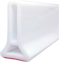 39Inch Collapsible Shower Threshold Water Dam 2" High Shower Barrier Water by Ynotus