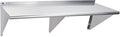Profeeshaw NSF Stainless Steel Shelf 18” x 60”, 450 lb Commercial Shelves Wall by Profeeshaw