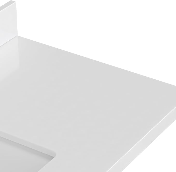 ARIEL Cambridge 37 inch Left Offset Rectangle Sink Vanity - Image 3