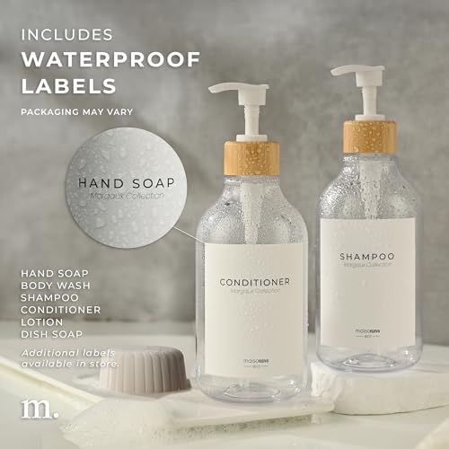 Maisonovo Plastic Soap Dispenser Set | Hand Soap and Dish Soap Dispenser Set | - Image 6