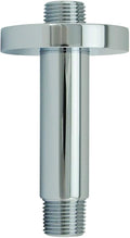 Aquaiaw Shower Arm and O-Ring Flange, 3 inch, Solid Brass, Both Soldered 1/2 by AQUAIAW